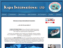 Tablet Screenshot of kapa-forwarders.gr